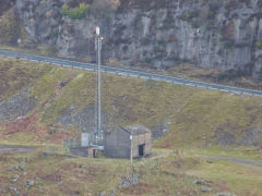 
Building from site clearance on Rhigos Road, Blaenrhondda, February 2012